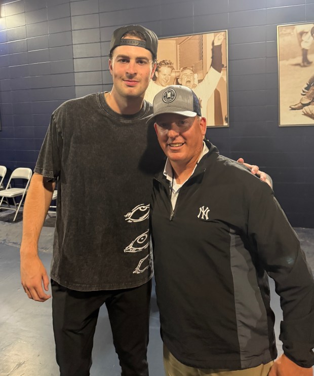 Cam Schlittler (l.) and Matt Hyde (r.)