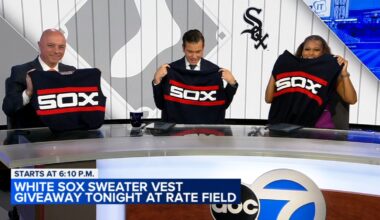 Chicago White Sox game today: Team giving away 15K 1980s-era sweater vests at Rate Field game against Minnesota Twins
