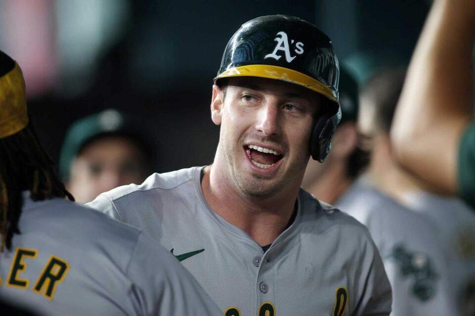 A's Brent Rooker to lead youth baseball camp today in south Sacramento