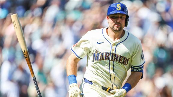 Cal Raleigh sets single-season home run record for catchers as Mariners top Athletics 11-4