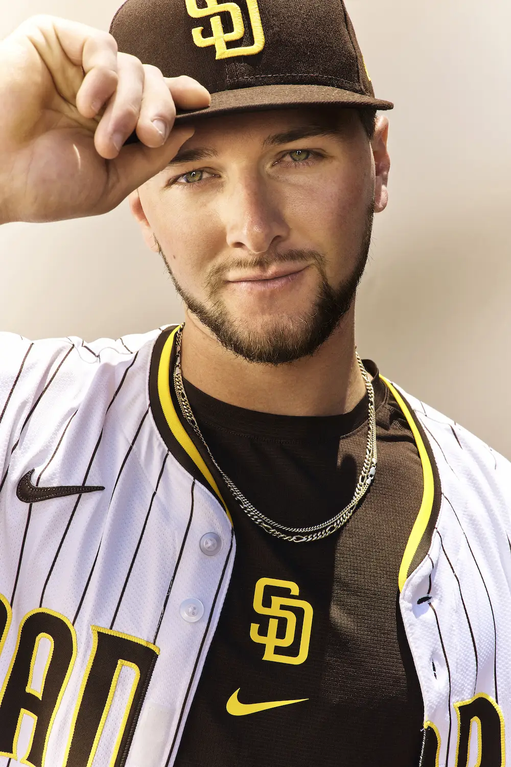 San Diego Padres center fielder  Manny Machado at Petco Park for San Diego Magazine