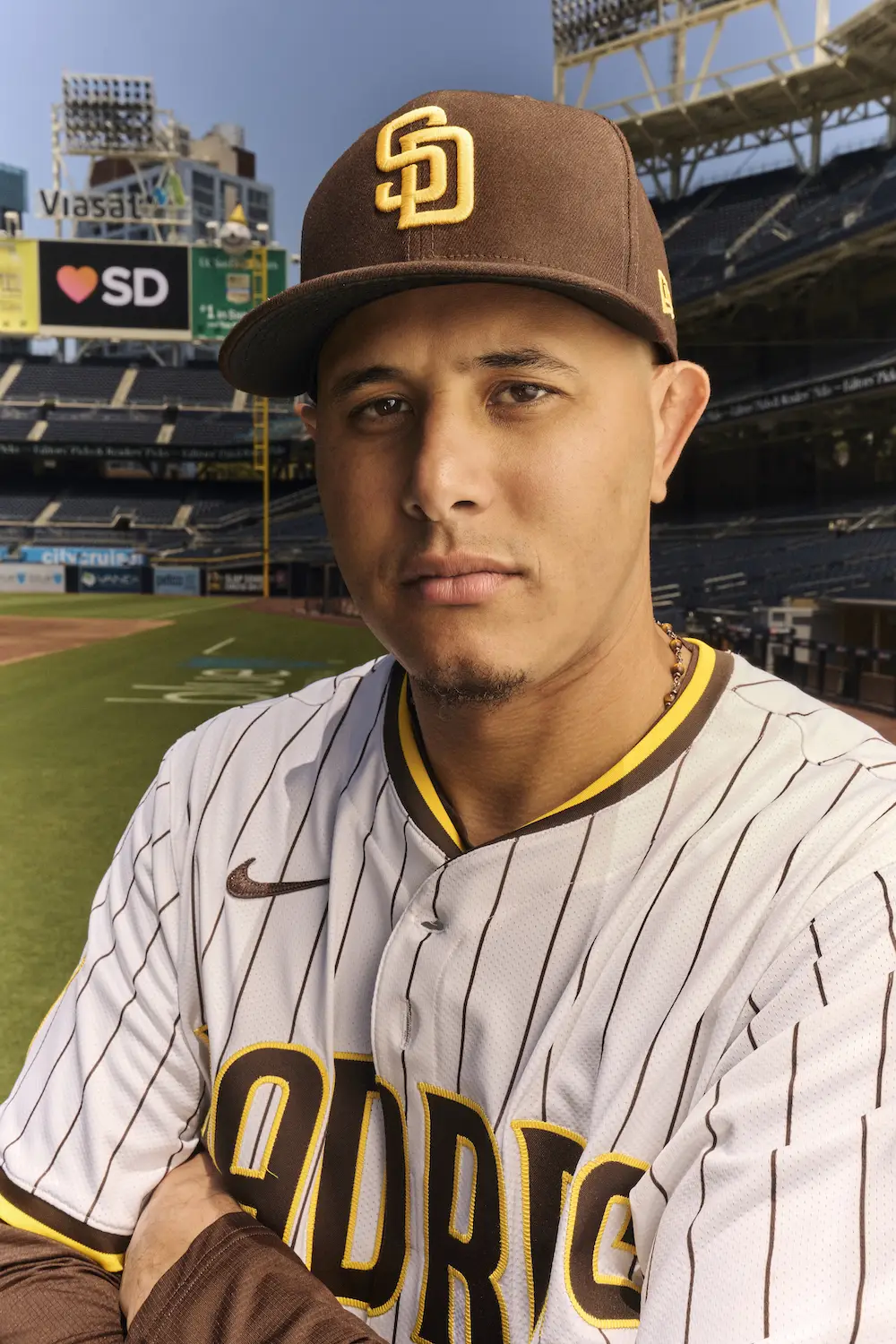 San Diego Padres third baseman Manny Machado at Petco Park for San Diego Magazine