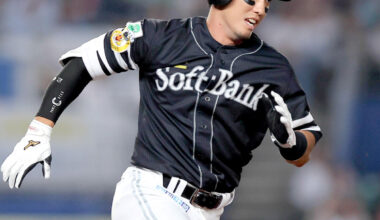 ２回２死二塁、栗原陵矢が先制の中前適時打を放つ（カメラ・安藤　篤志）　