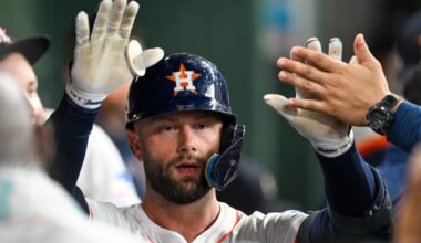 Astros’ batters in the second half