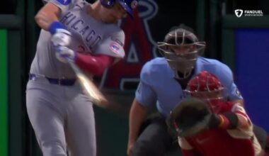 Tucker hits 2 homers and drives in 5 as Cubs blow out Angels 12-1