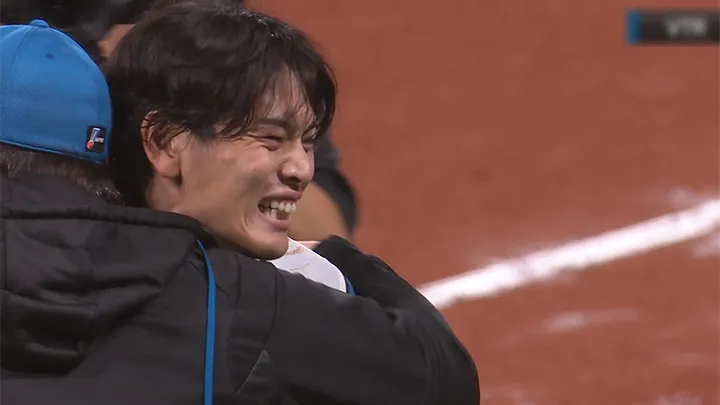 Hokkaido Nippon-Ham Fighters player Yuki Nomura © Pacific League TV