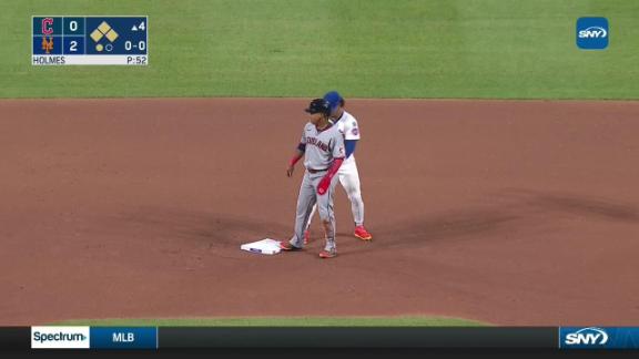 Guardians pitcher Gavin Williams has no-hitter through eight innings against the Mets