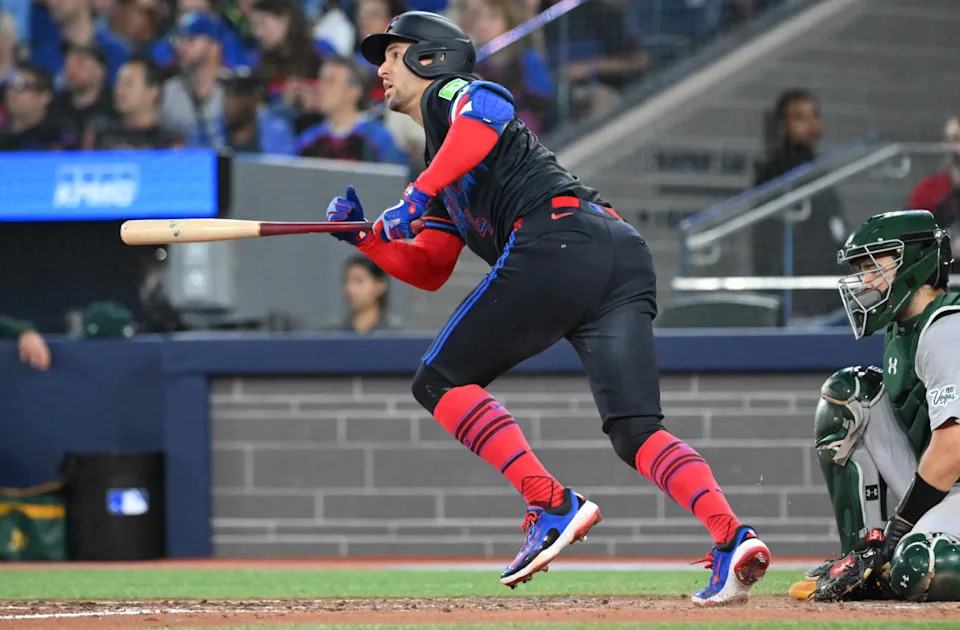 Toronto Blue Jays designated hitter George Springer (4)© Dan Hamilton-Imagn Images