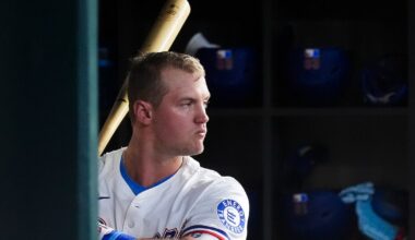 As Texas Rangers set out on critical stretch, they do it with 3B Josh Jung on the bench