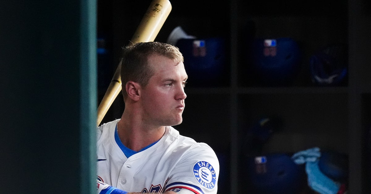As Texas Rangers set out on critical stretch, they do it with 3B Josh Jung on the bench