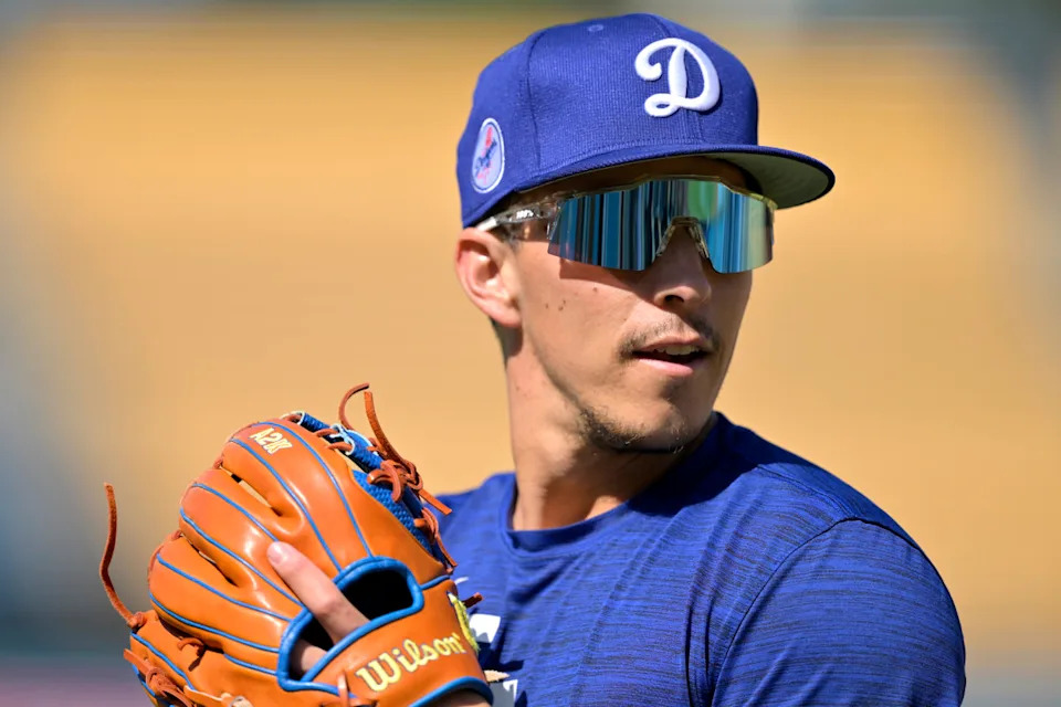 Los Angeles Dodgers second baseman Tommy Edman (25)© Jayne Kamin-Oncea-Imagn Images