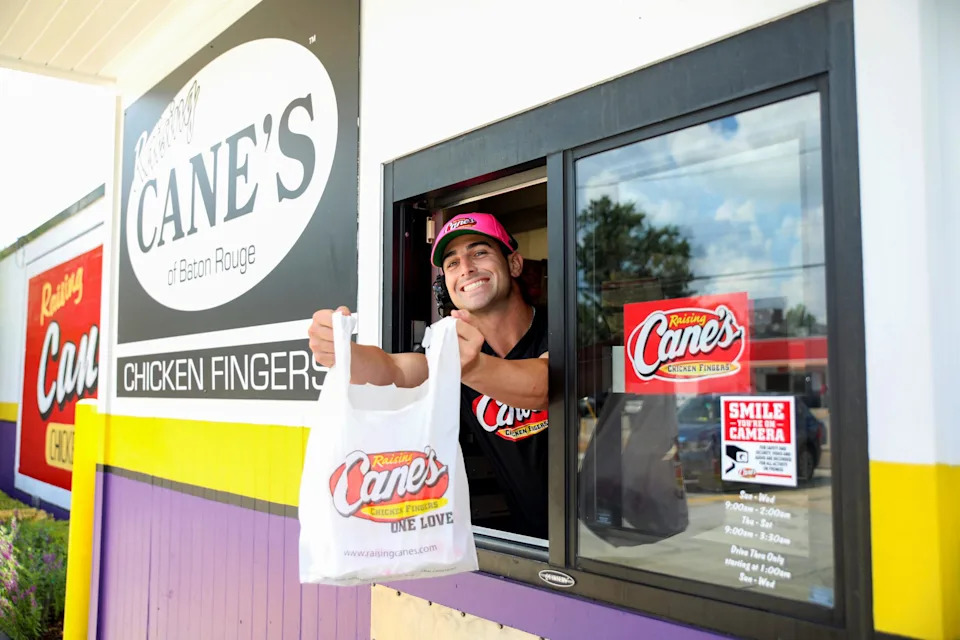 Banana Ball Star Tanner Thomas Captures Social Content At Raising Cane's In Baton Rouge