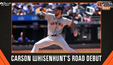Assessing Carson Whisenhunt’s impressive road debut vs. Mets – NBC Sports Bay Area & California