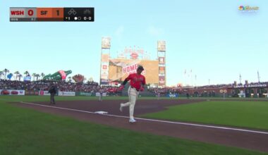 Giants’ Rafael Devers demolishes 427-foot homer vs. Nationals – NBC Sports Bay Area & California