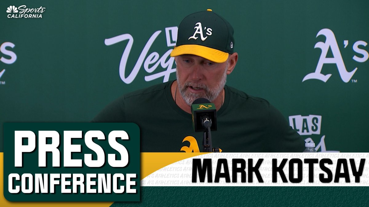 Athletics manager Mark Kotsay praises offense’s fight despite loss to Rays – NBC Sports Bay Area & California
