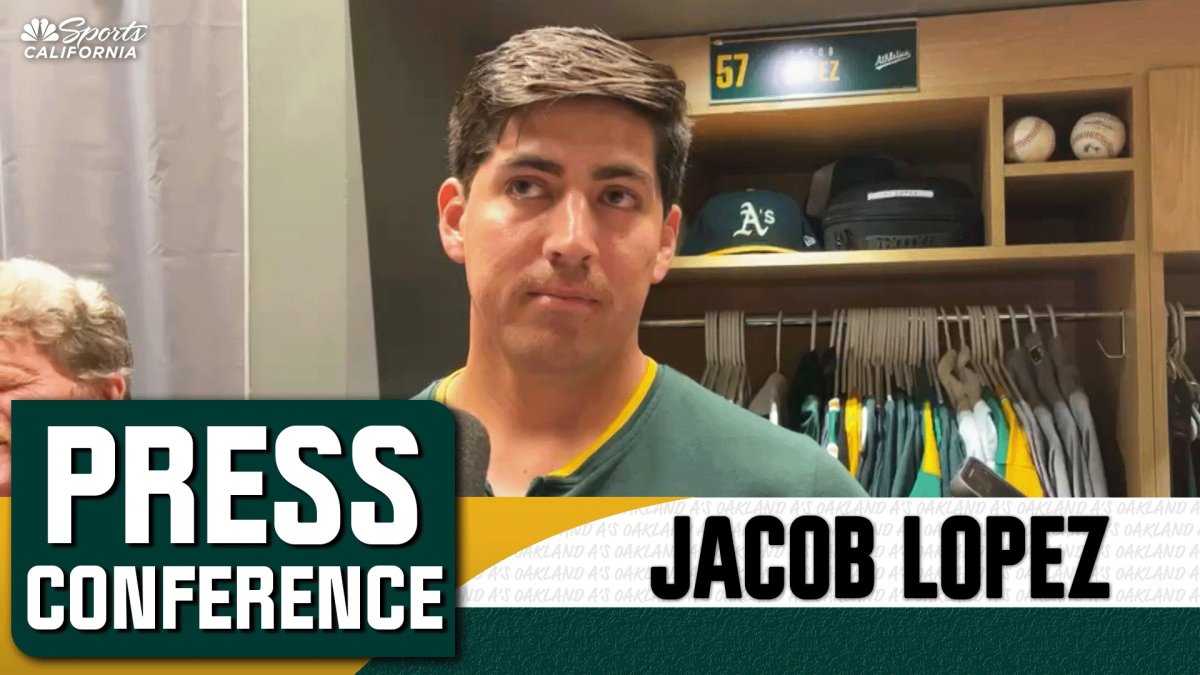 Athletics’ Jacob Lopez details fourth straight scoreless outing – NBC Sports Bay Area & California