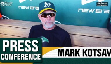 Athletics manager Mark Kotsay gives Denzel Clarke injury update – NBC Sports Bay Area & California