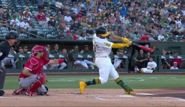 Shea Langeliers hits lead-off home run to put Athletics ahead – NBC Sports Bay Area & California