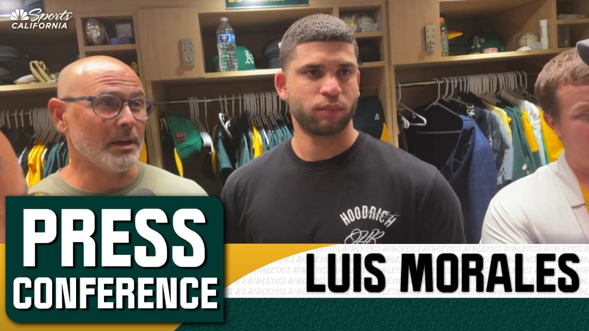 Athletics’ Luis Morales feels ‘blessed’ after first MLB win – NBC Sports Bay Area & California