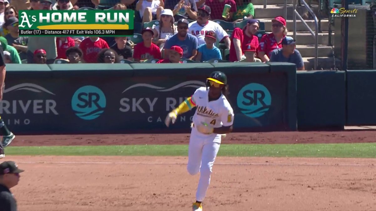 Lawrence Butler homers to put Athletics within one vs. Angels – NBC Sports Bay Area & California