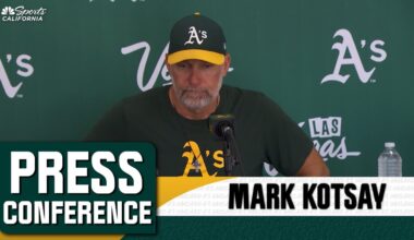 Mark Kotsay discusses Athletics’ positives after loss to Angels – NBC Sports Bay Area & California