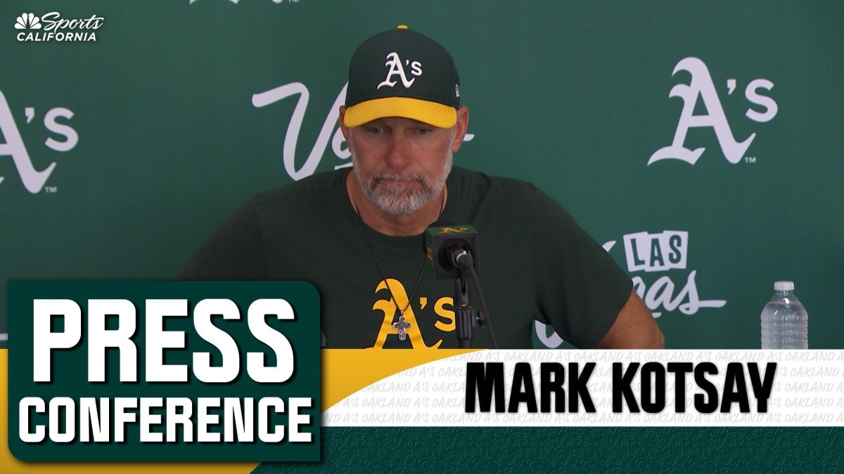 Mark Kotsay discusses Athletics’ positives after loss to Angels – NBC Sports Bay Area & California