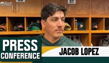 Jacob Lopez describes ‘frustrating’ misses in Athletics’ win – NBC Sports Bay Area & California