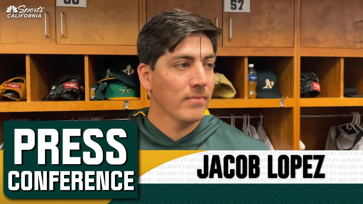 Jacob Lopez describes ‘frustrating’ misses in Athletics’ win – NBC Sports Bay Area & California