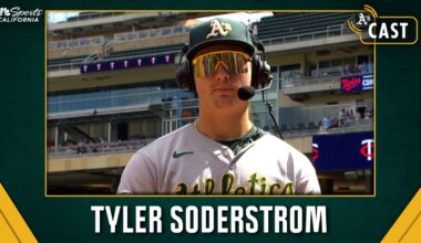Tyler Soderstrom shares mindset during MLB-leading hit streak – NBC Sports Bay Area & California