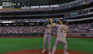 Athletics’ late rally falls short in loss to Mariners – NBC Sports Bay Area & California