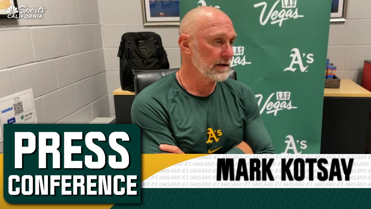 Mark Kotsay lauds Athletics’ fight in loss to Mariners – NBC Sports Bay Area & California