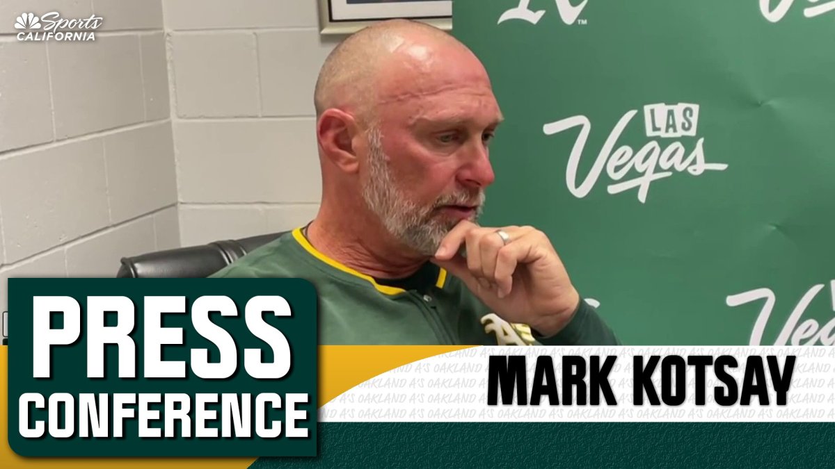 Mark Kotsay credits Shea Langeliers for Athletics’ win – NBC Sports Bay Area & California