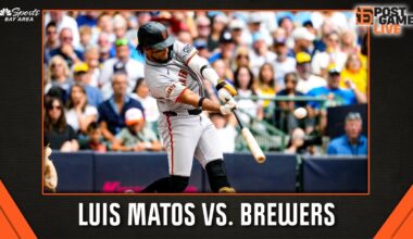 Luis Matos stays hot with home run in Giants’ win vs. Brewers – NBC Sports Bay Area & California