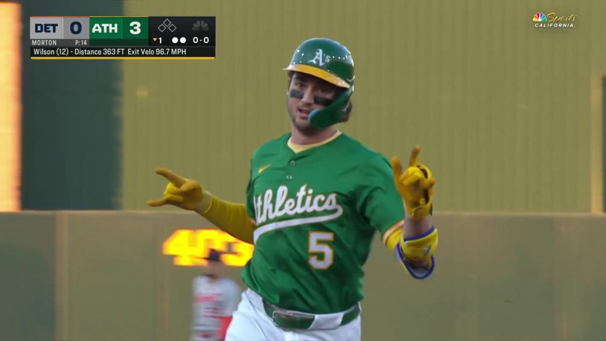 Jacob Wilson hits three-run homer for early Athletics lead – NBC Sports Bay Area & California