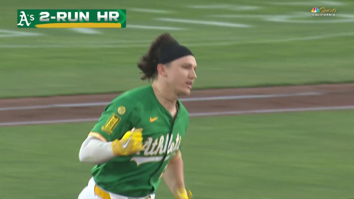 Zack Gelof pads Athletics’ lead with first homer of season – NBC Sports Bay Area & California