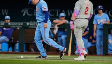 Texas Rangers’ offense fails to build on quick start again as Phillies complete sweep