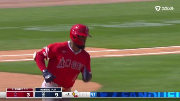 Kerry Carpenter homers and drives in 3 to lead Tigers over Angels 9-5