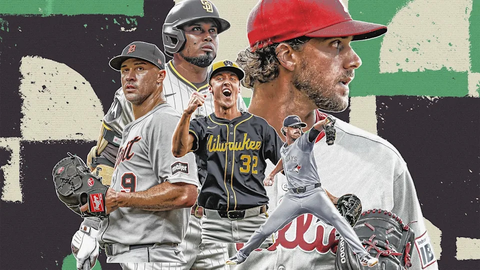 Jack Flaherty, Jacob Misiorowski and Aaron Nola are their teams' X-factors heading into the final month of the MLB season. (Mallory Bielecki/Yahoo Sports)