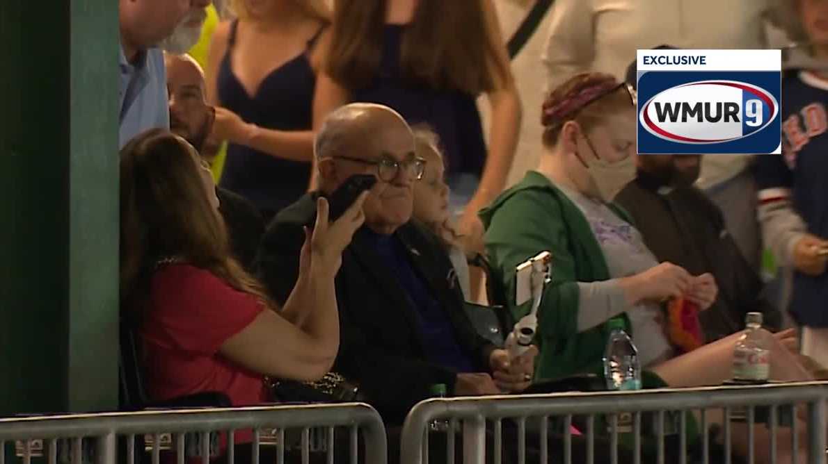 Rudy Giuliani seen at baseball game before NH crash