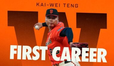 Teng Kai-wei earns first MLB win as Giants blank Nationals 5-0