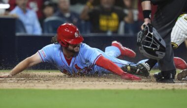 Cardinals rally then rely on bullpen to save win vs. Padres