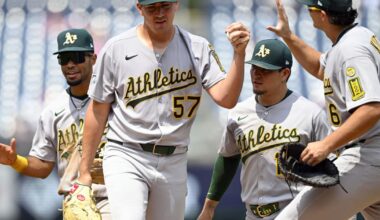 Athletics rookie Jacob Lopez finds zone, strikes out 10 to help A's stymie Nationals | MLB