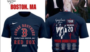 A Night to Remember: Jonas Brothers x Boston Red Sox Tour Tee