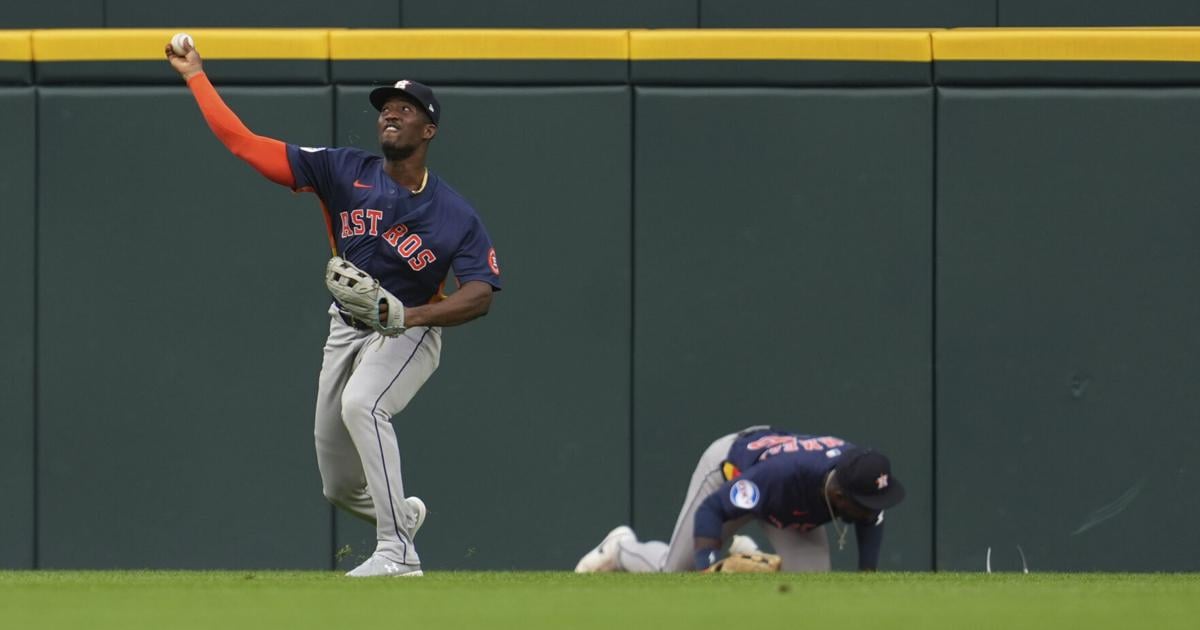 Astros outfielder Taylor Trammell being evaluated for a concussion after crashing into fence | MLB