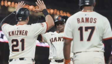 Devers hits two of San Francisco's four home runs, Giants power past Cubs | MLB