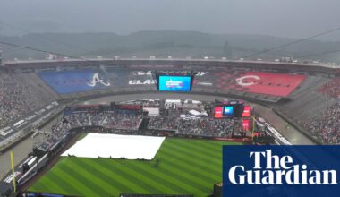 Braves and Reds break Major League Baseball attendance record at Tennessee racetrack – in pictures - The Guardian