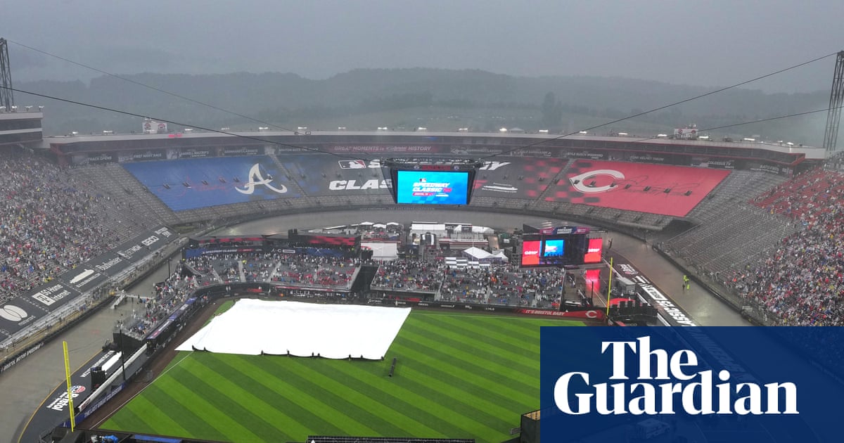 Braves and Reds break Major League Baseball attendance record at Tennessee racetrack – in pictures - The Guardian