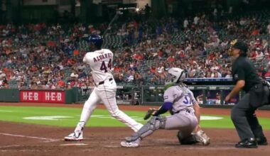 Alvarez and Valdez help the Astros knock off the Rockies 4-0