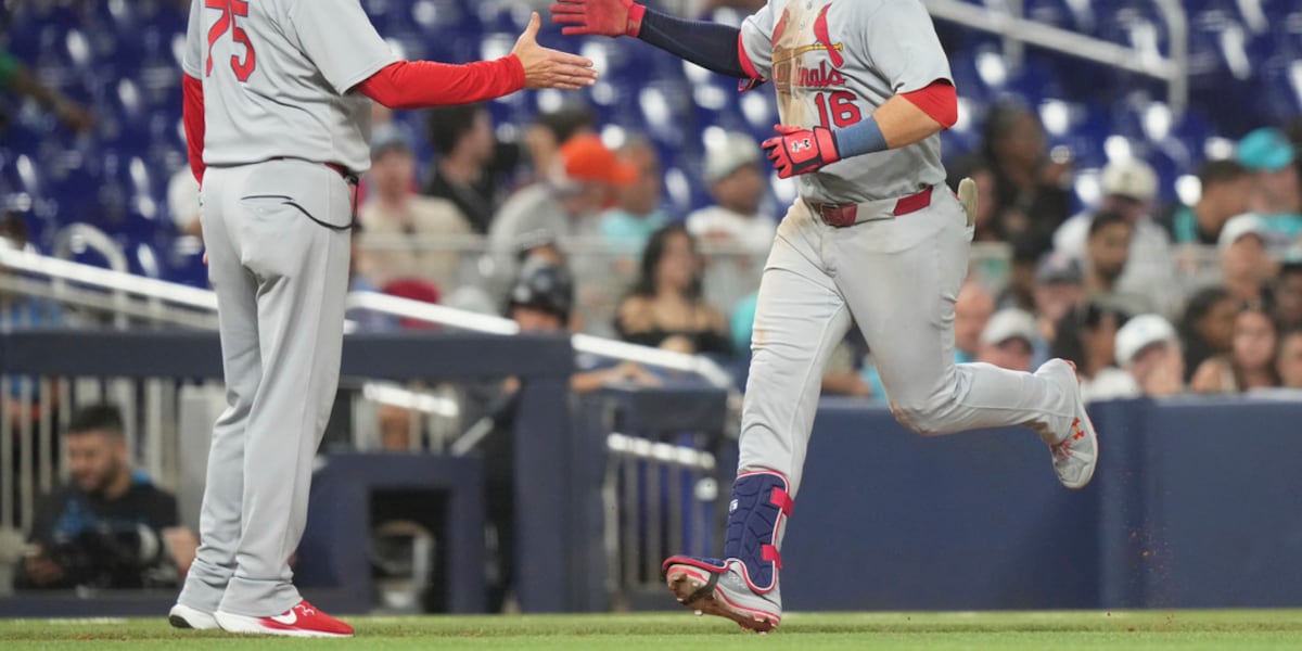 Cardinals snap 5-game losing streak with 8-3 win over Marlins