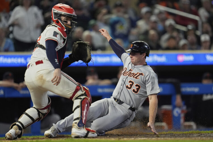 Keith scores on sacrifice fly in 11th, Tigers rally to top Twins 4-3 | News, Sports, Jobs